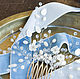 Гребень с цветами из перламутра, свадебный гребень, Гр-112, Украшения для причесок, Санкт-Петербург,  Фото №1
