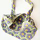 Bag: Bag knitted African flower beige cotton. Sacks. Lace knitting workshop. Lidiya.. Online shopping on My Livemaster.  Фото №2