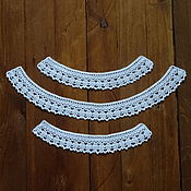 Аксессуары handmade. Livemaster - original item Lace cuffs and collar for school uniform 