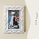 Картина на холсте с котами, картина Любоff. Картины. Светлана Логинова. Интернет-магазин Ярмарка Мастеров.  Фото №2