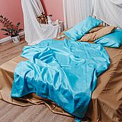 Для дома и интерьера handmade. Livemaster - original item Bed linen. Turkish satin Suite. 100% cotton. Handmade.