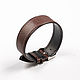 Dark brown solid genuine leather strap, Watch Straps, Moscow,  Фото №1