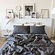 Set of bed linen. 3 units 100% linen. Softened, Bedding sets, Minsk,  Фото №1