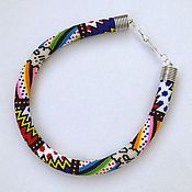 Украшения handmade. Livemaster - original item String of beads Pop Art. Handmade.