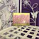 Картина вишнёвый сад на золотом на мини мольберте 13х10х0,5 см. Картины. Лариса Шемякина Чувство позитива (chuvstvo-pozitiva). Ярмарка Мастеров.  Фото №6