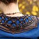 Medieval Fantasy Blue Linen Dress Lagertha. Cosplay costumes. Workshop Sokol. My Livemaster. Фото №5