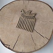 Украшения handmade. Livemaster - original item Wooden comb for hair 