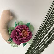 Интерьерная текстильная Кукла ручной работы, рост ~17 см