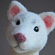 Felt ermine. Felted Toy. Homaaxel. Online shopping on My Livemaster.  Фото №2