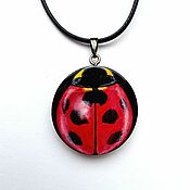 Украшения handmade. Livemaster - original item Pendant: Ladybug. Handmade.
