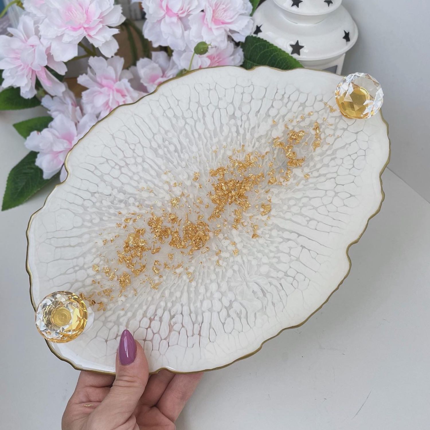 Поднос из эпоксидной смолы в интернет-магазине на Ярмарке Мастеров ...