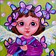 Angel with butterfly oil. Pictures. positive picture Helena Gold. Online shopping on My Livemaster.  Фото №2