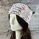 'Cloud' headband woolen silk white ecru. Bandage. WOOLY COUTURE Svetlana. Online shopping on My Livemaster.  Фото №2
