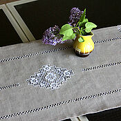 Для дома и интерьера handmade. Livemaster - original item Swipe: Track 1 Kuban linen 100% natural 70/35 cm. Handmade.