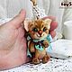 Коты и кошки ручной работы. Кот тедди.
Котик Лучик Мороженкин мини тедди. Серия Кармашкины. 10см
Зевкина Ольга. Ярмарка Мастеров.