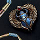 Brooch-pin: ' Scarabaeus ' Egypt, beetle, amulet. Brooches. House Of The Moon Dew. My Livemaster. Фото №5
