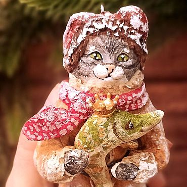 Сувениры и подарки ручной работы. Ярмарка Мастеров - ручная работа Котик Емеля. Handmade.