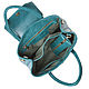 Women's leather bag 'Vanessa' (emerald). Crossbody bag. Russian leather Guild. Online shopping on My Livemaster.  Фото №2