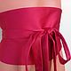 Belt Corsage/ red satin. Belt. ERIO SHOP. Online shopping on My Livemaster.  Фото №2