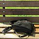Order Youth backpack genuine leather and suede JUNO. Tais-bags. Livemaster. . Backpacks Фото №3