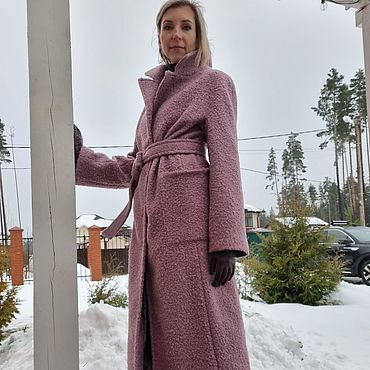 Пальто из шерсти ламы – купить на Ярмарке Мастеров