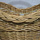 Basket wicker oval with handle of willow vines. Basket. Elena Shitova - basket weaving. My Livemaster. Фото №5