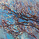 Flowering apricot tree Original oil painting, Pictures, Anapa,  Фото №1