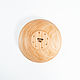 Wooden plate made of cedar LOTOS series 160 mm T154. Plates. ART OF SIBERIA. My Livemaster. Фото №5