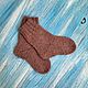 Knitted socks for children sand-beige wool socks for the baby. Socks. knitsockswool. My Livemaster. Фото №5