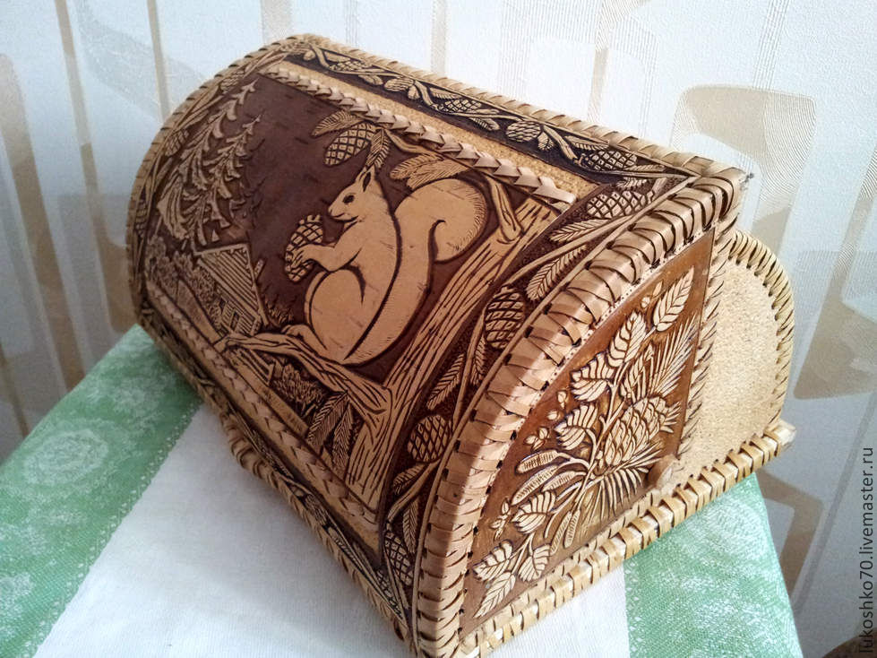 Рисунок на хлебницу