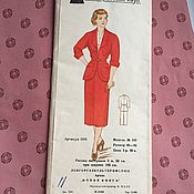 Винтаж ручной работы. Ярмарка Мастеров - ручная работа Fabric cut and costume pattern size 46-48 vintage USSR fabric. Handmade.