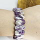 Order Purple Mountains Amethyst Bracelet. Selberiya shop. Livemaster. . Bead bracelet Фото №3
