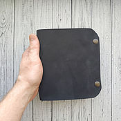 Канцелярские товары handmade. Livemaster - original item Notebook A6 compact black. Handmade.