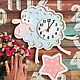 Clock Sheep light-pink/light-blue, Table lamps, Moscow,  Фото №1