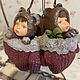 Ёлочная игрушка "Варежка". Куклы и пупсы. Уютные безделушки. Ярмарка Мастеров.  Фото №5