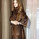 Fur coat with leopard print, Fur Coats, Baku,  Фото №1