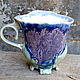 Fabulous flower. Porcelain mug. Mugs and cups. Mila. Online shopping on My Livemaster.  Фото №2