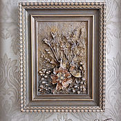Картины и панно handmade. Livemaster - original item Botanical relief. Handmade.