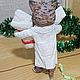 Ватная ёлочная игрушка. Кот с котятами. Новогодний декор. Елочные игрушки. Домовой Уют. Ярмарка Мастеров.  Фото №4