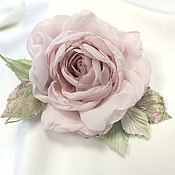 FABRIC FLOWERS. Chiffon rose 