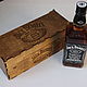 Подарочный бокс для виски Jack Daniels 0,7 л. Подарочные боксы. Женя Никитин (Nikitin Production). Ярмарка Мастеров.  Фото №4
