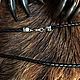Leather cord braided 'Wolves' (4 mm). Folk decorations. h-a-n--t-e-r. My Livemaster. Фото №4