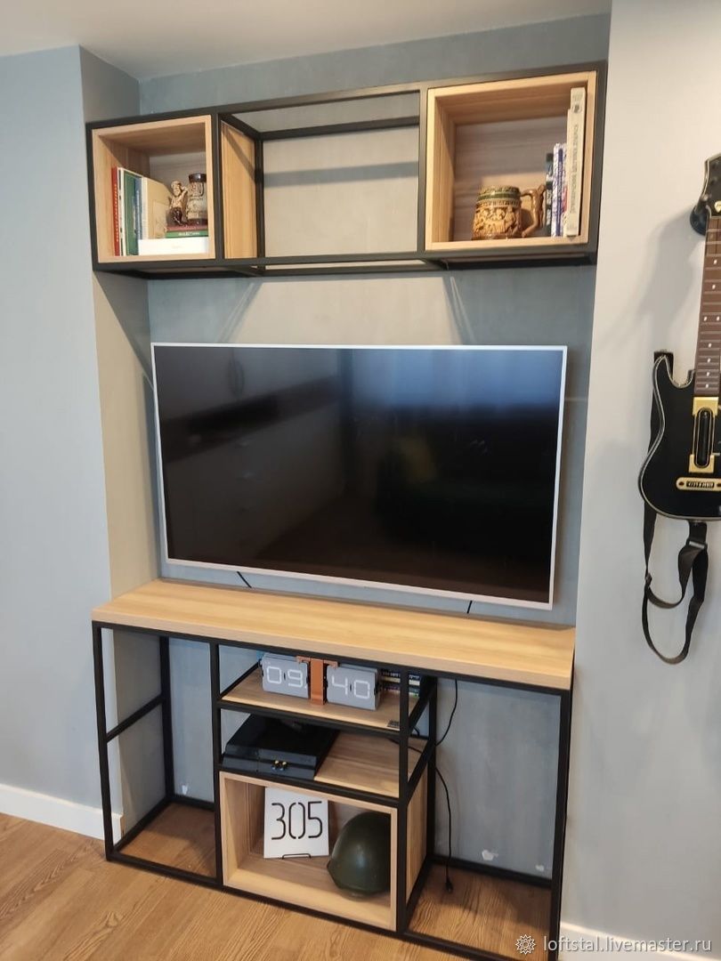 Тумба под ТВ в стиле лофт+настенная консоль в интернет-магазине на ...
