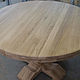 Round table made of oak 1200 mm. Tables. aleksej-ixw. Online shopping on My Livemaster.  Фото №2