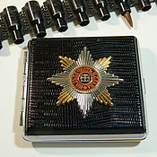 Сувениры и подарки handmade. Livemaster - original item Cigarette case for 20 cigarettes with the Order of the RUSSIAN EMPIRE. Handmade.