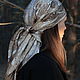 Шёлковый платок с принтом ясеня, Платки, Пенза,  Фото №1
