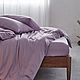 Tensel bed linen lilac to order. Bedding sets. Postelnoe. Felicia Home. Kachestvo + Estetika. Интернет-магазин Ярмарка Мастеров.  Фото №2