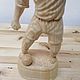 Wooden figurine 'football Player with ball'. Figure of a football player. Figurine. SiberianBirchBark (lukoshko70). My Livemaster. Фото №5
