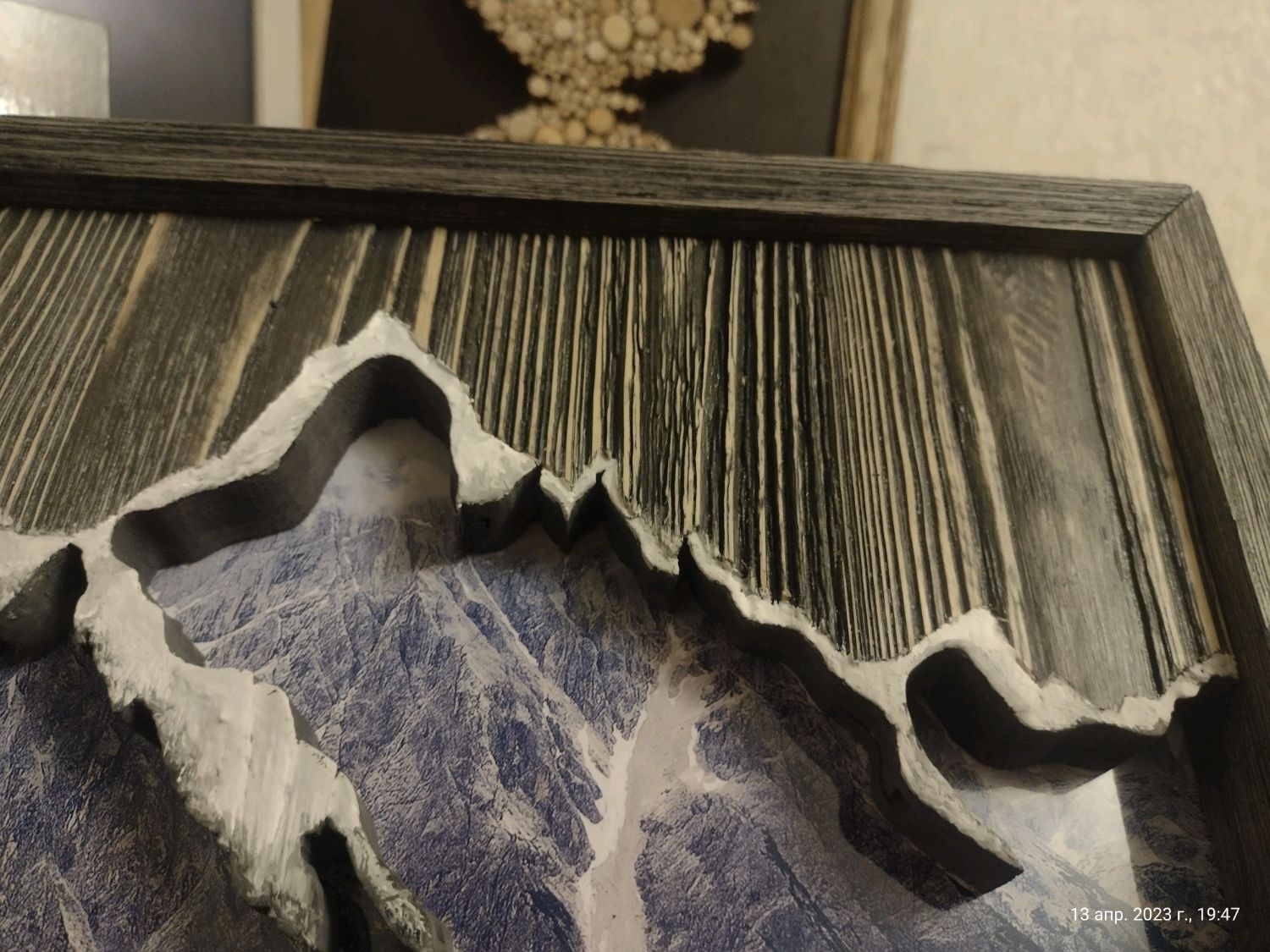 Панно Горы из дерева. в интернет-магазине на Ярмарке Мастеров | Панно ...