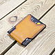 Vertical Cardholder made of genuine leather, Cardholder, Voskresensk,  Фото №1